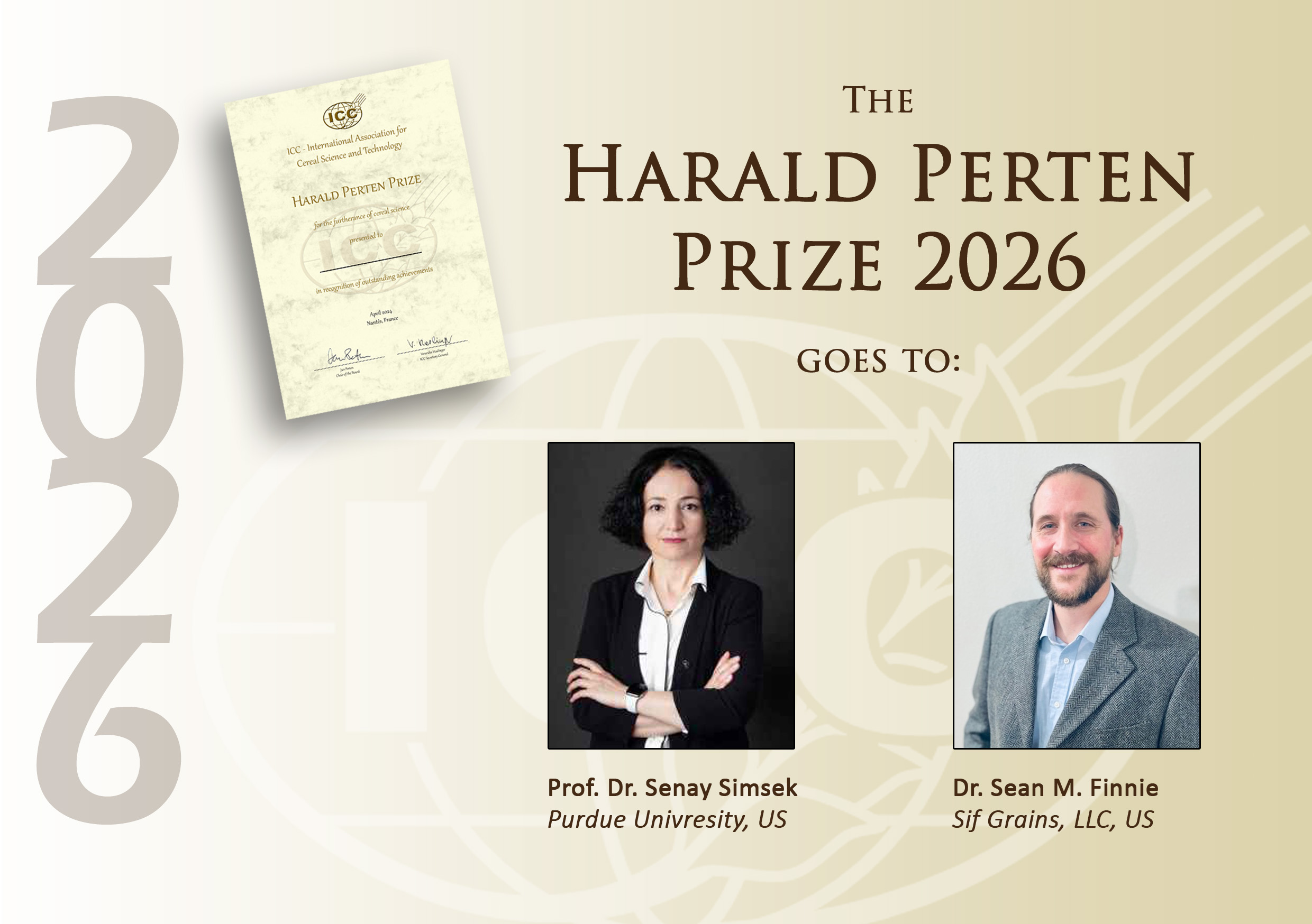 Harald Perten Prize 2026: Prof. Dr. Senay Simsek and Dr. Sean M. Finnie